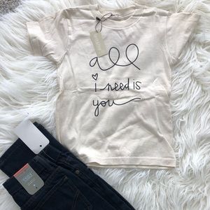 Tenth and Pine “All I Need is You” tee